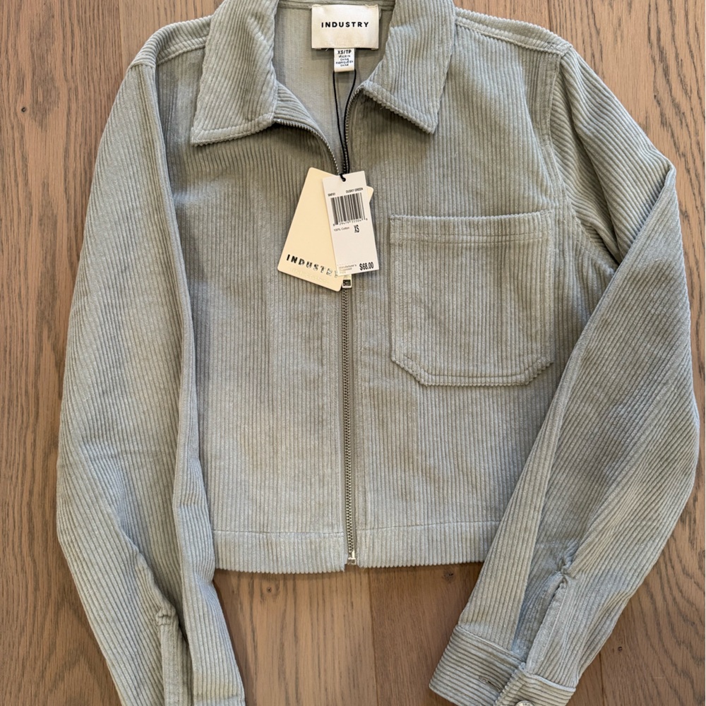 Tilly's Industry Sage Green Corduroy Jacket